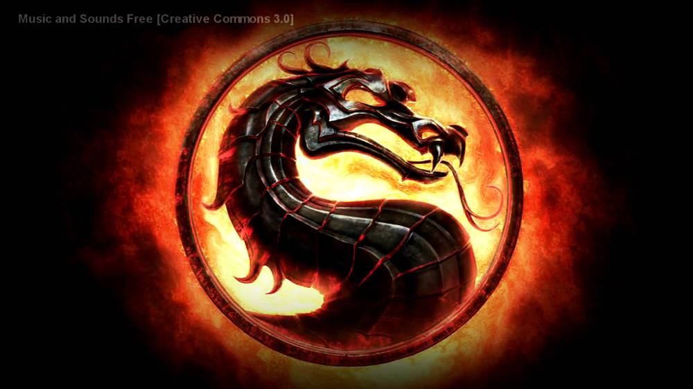 Logo del videojuego "Mortal Kombat"